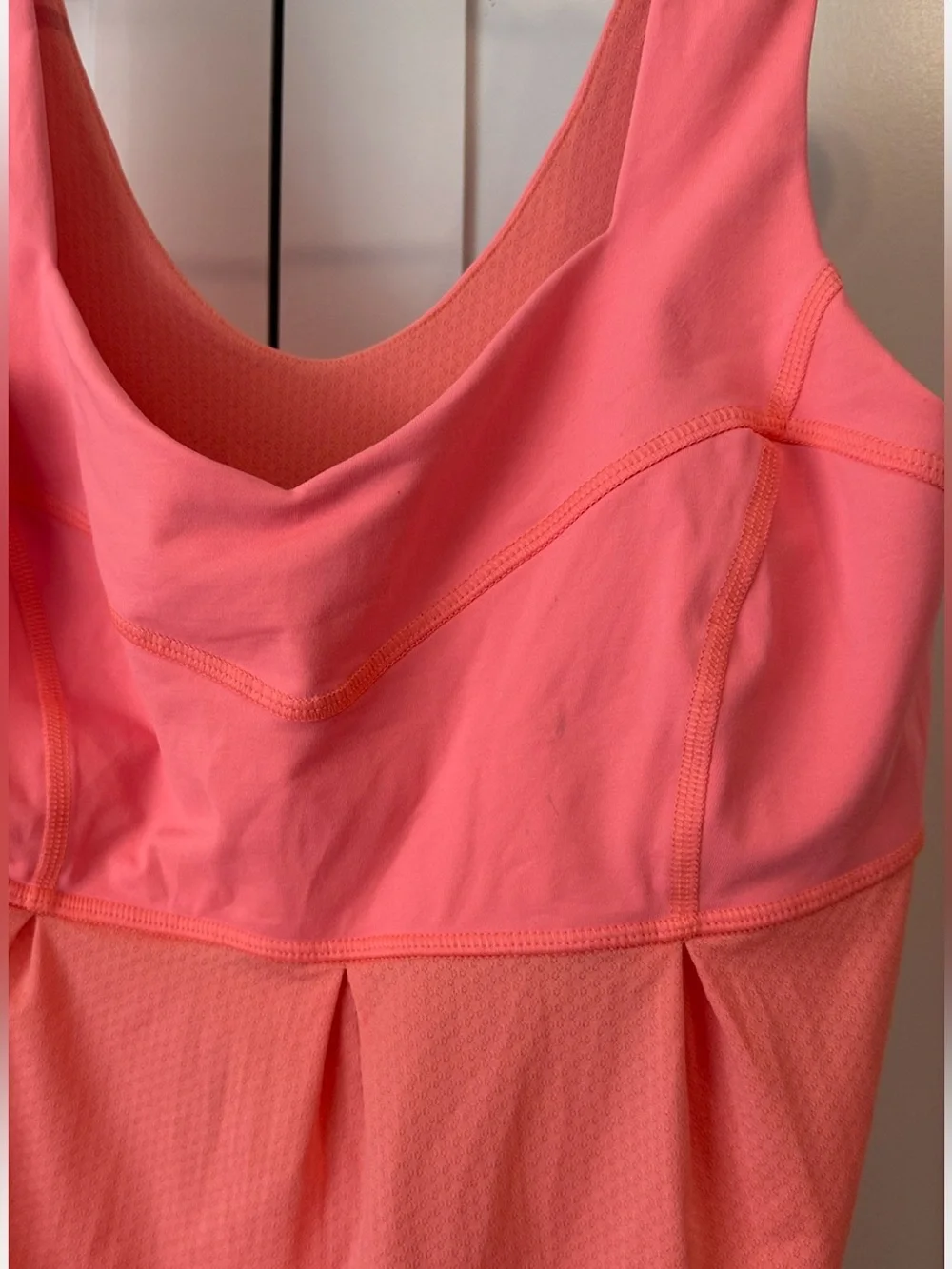 Lululemon Tame Me Tank in Coral
